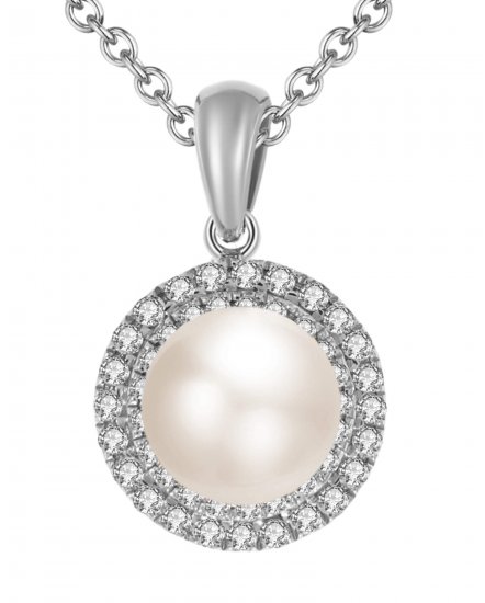 PEARL DIAMOND PENDANT (KP116)